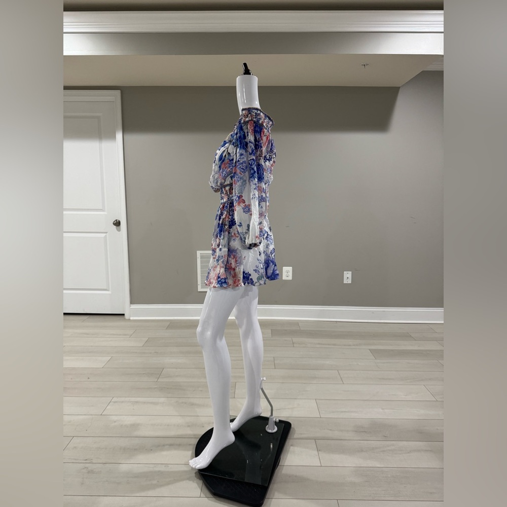 $$699 Camilla Women's True Bloom Silk Off-the-Shoulder Minidress size xs - Picture 6 of 8